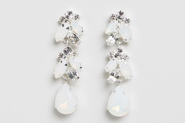 ivory knot-bridal accessories-wedding earrings-juliana