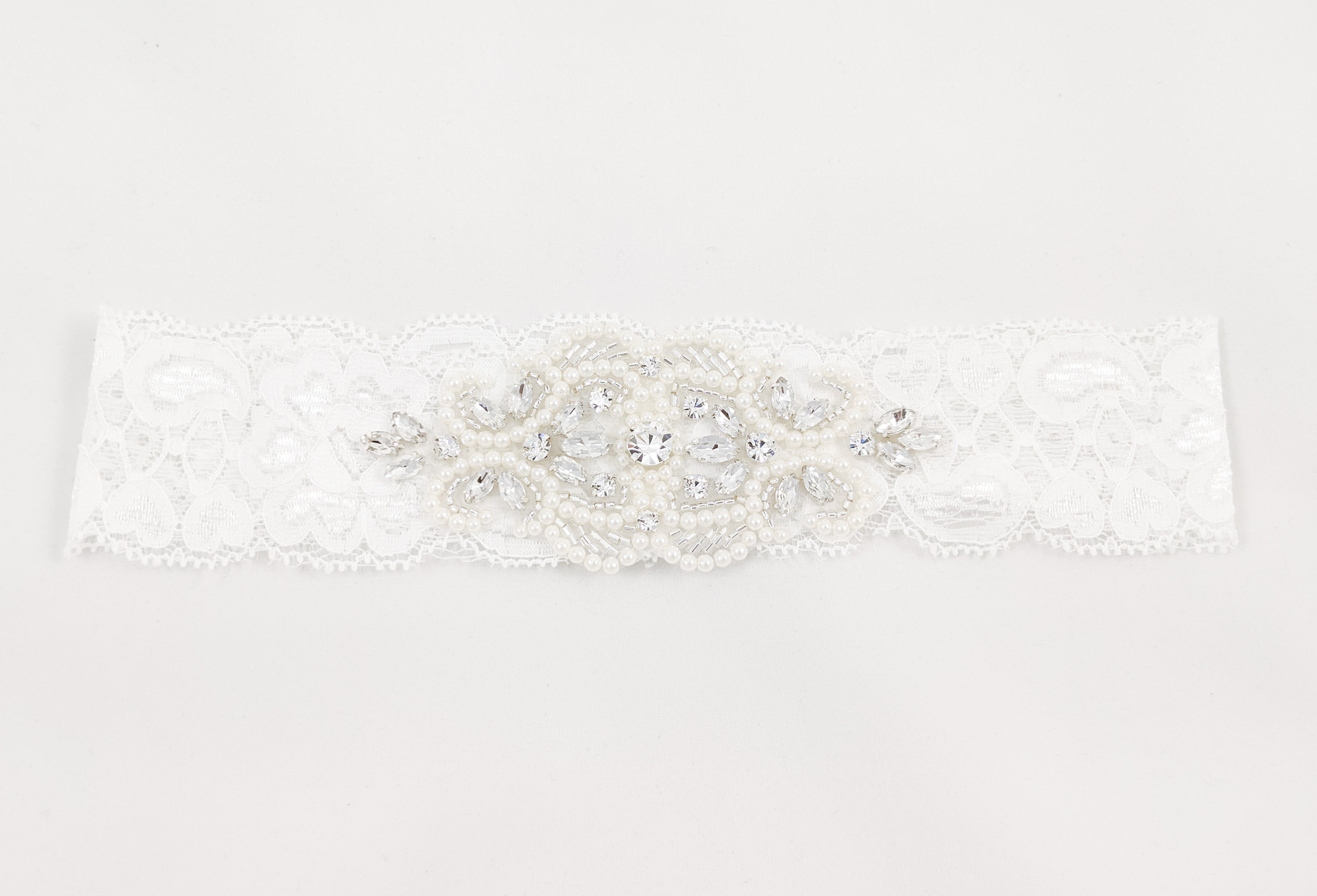ivory knot-wedding accessories-bridal garter-milly
