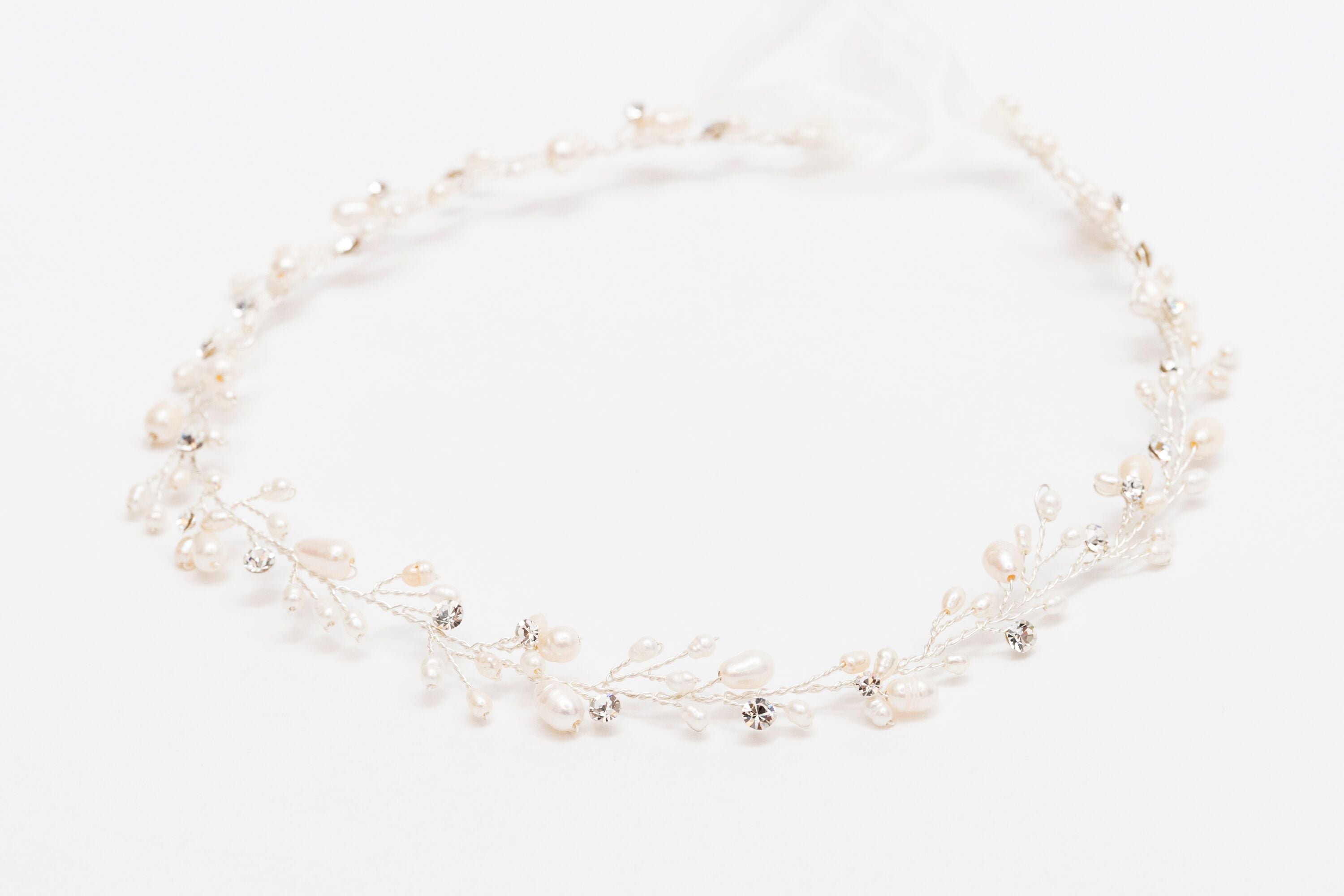 ivory knot-bridal accessories-wedding hair vine-greta