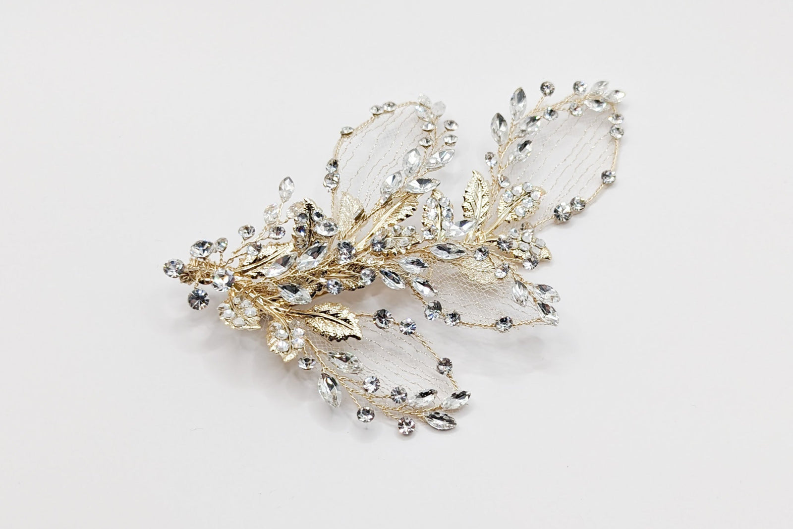 Claire Hair Clip | Ivory Knot - Bridal Accessories Sydney display picture 1
