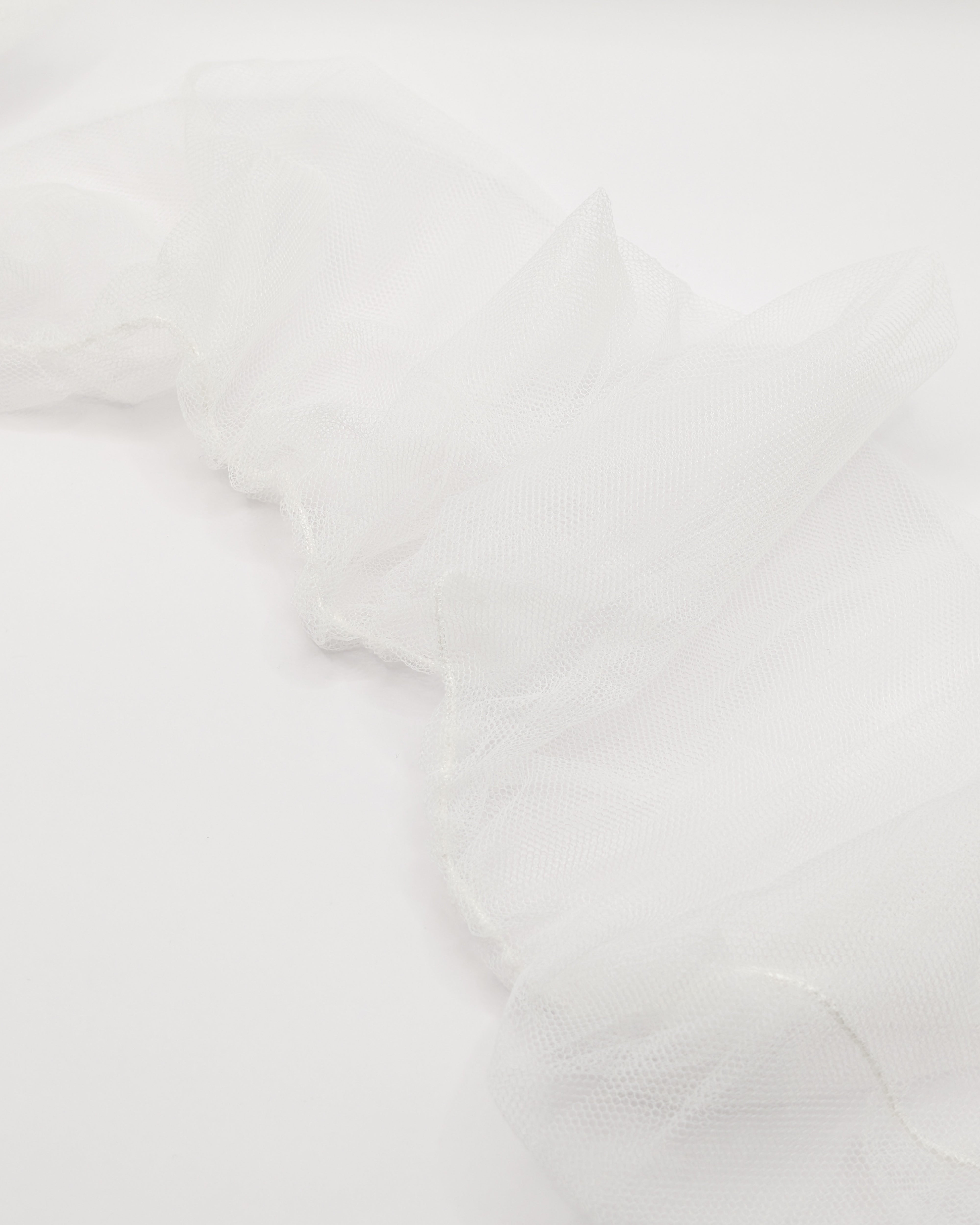 Daisy Ruched Tulle Fingerless Gloves