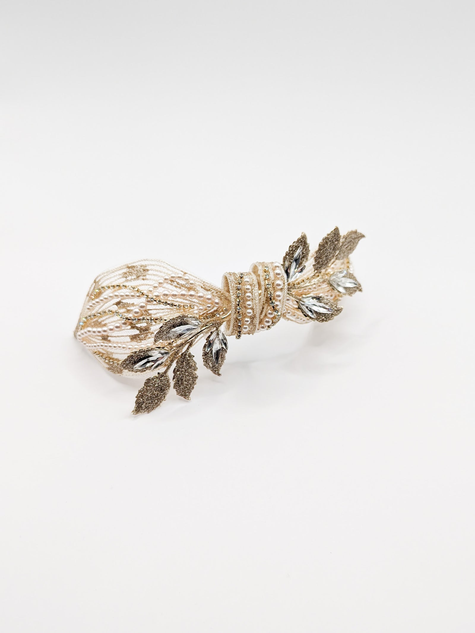 Nadia Hair Clip Ivory Knot Bridal Accessories Sydney