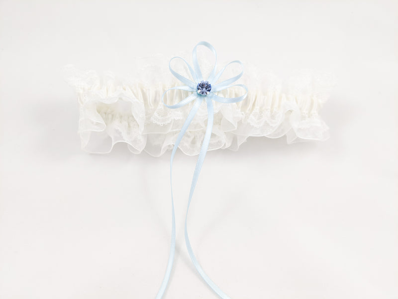 ivory knot-bridal accessories-wedding garter-alana