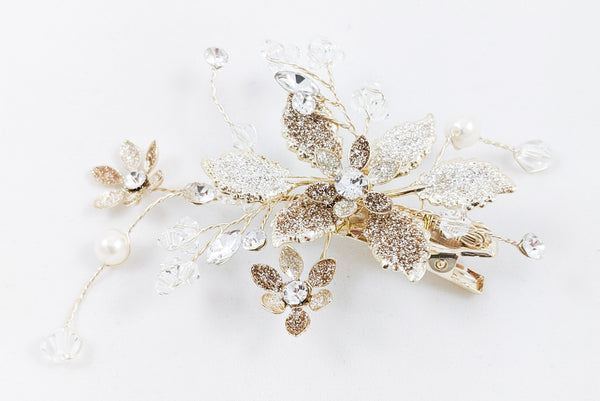 ivory knot-wedding accessories-bridal hair clip-anya