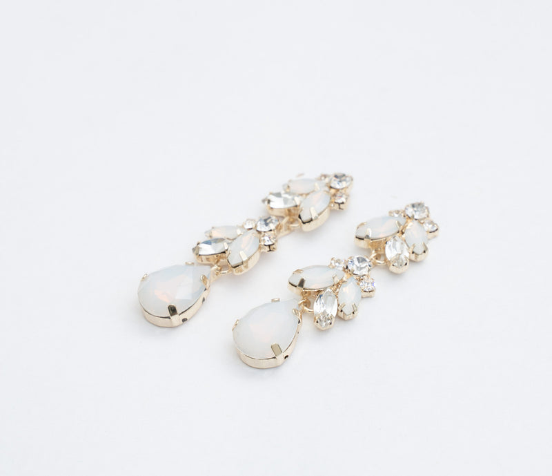 ivory knot-bridal accessories-wedding earrings-juliana
