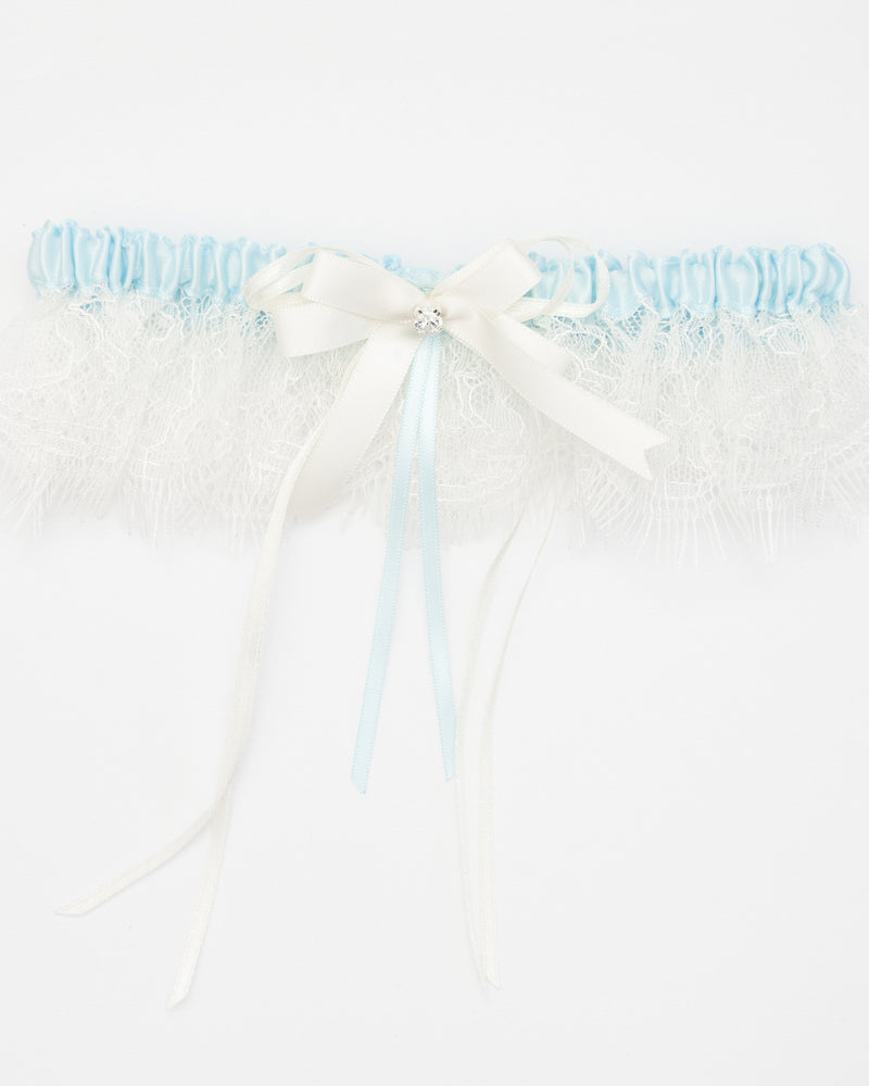 ivory knot-bridal accessories-wedding garter-lila