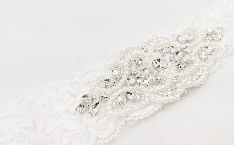 ivory knot-wedding accessories-bridal garter-milly