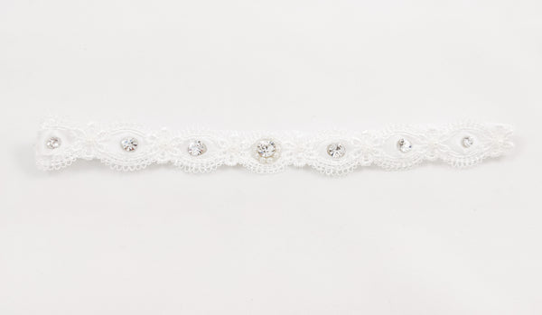 ivory knot-wedding accessories-bridal garter-raina