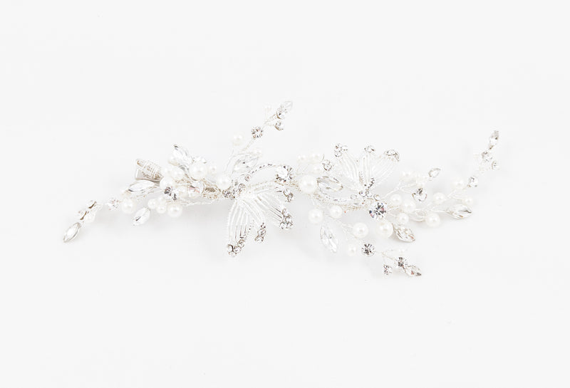 ivory knot-wedding accessories-bridal hair clip-sienna