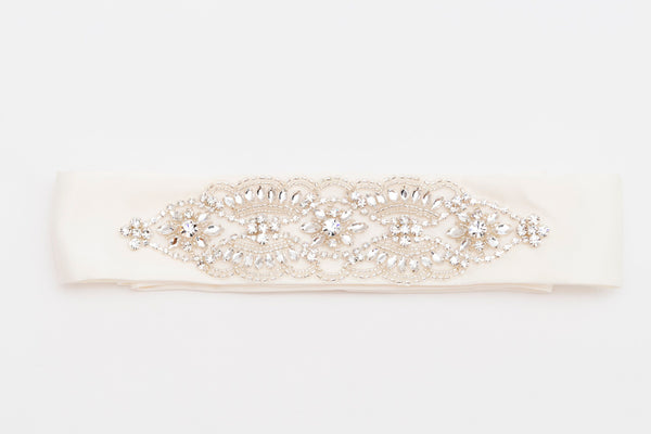 ivory knot-wedding accessories-bridal belt-grace