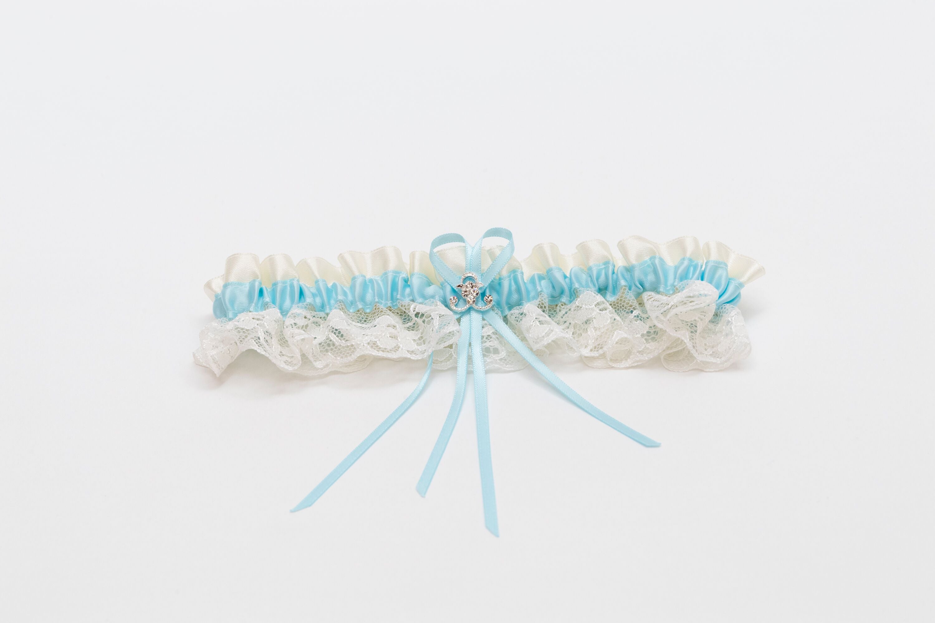 ivory knot-wedding accessories-bridal garter-neptune