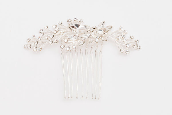 ivory knot-wedding hair accessories-bridal comb-nala