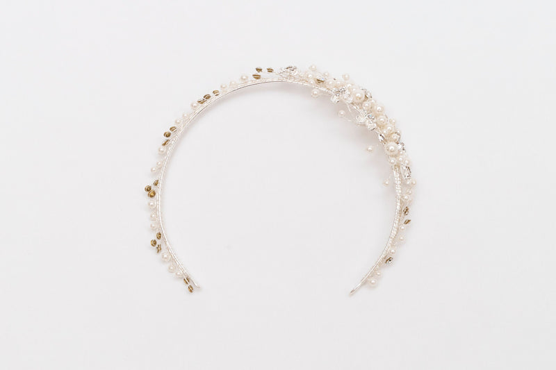 Ally Headband Ivory Knot Bridal Accessories