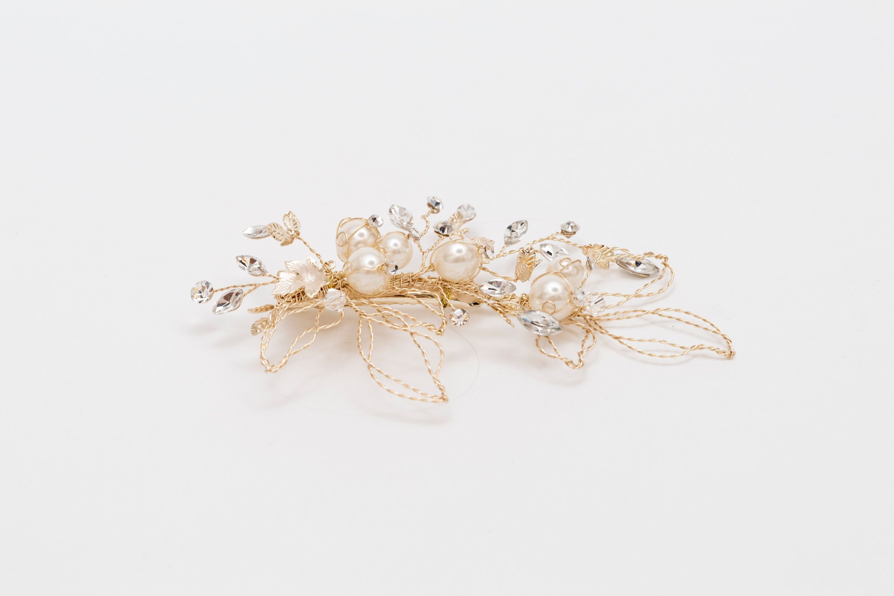 ivory knot-wedding accessories-bridal hair clips-harriet